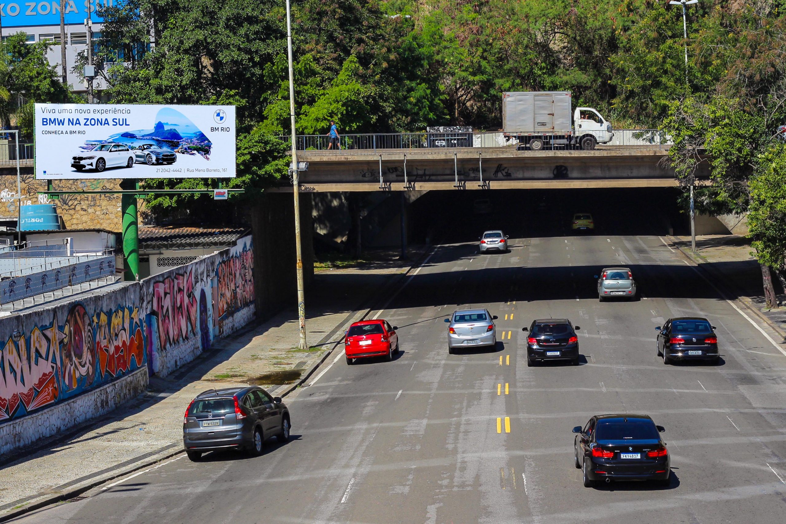 Painel frontlight em Botafogo